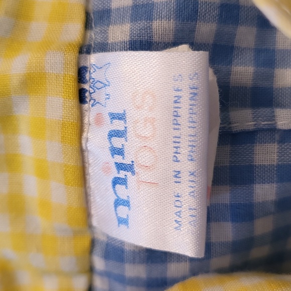 Vintage lightweight one piece embroidered romper/ footless footie - Picture 2 of 5